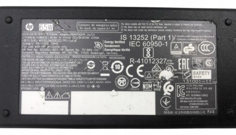 ORYG. ZASILACZ HP 65W 19.5V - 3.33A 4.5/3.0 BLUE TIP ORYG. ZASILACZ HP 65W 19.5V - 3.33A 4.5/3.0 BLUE TIP