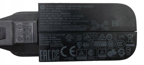 ORYG. ZASILACZ HP 65W 20V - 3.25A USB-C ORYG. ZASILACZ HP 65W 20V - 3.25A USB-C