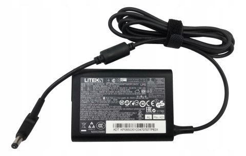 ORYG. ZASILACZ LITEON 65W 19V - 3.42A 5.5/1.7 ORYG. ZASILACZ LITEON 65W 19V - 3.42A 5.5/1.7