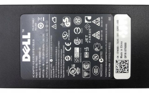 ORYGINALNY ZASILACZ DELL 65W 19.5V - 3.34A 7.4x5.0 LED ORYGINALNY ZASILACZ DELL 65W 19.5V - 3.34A 7.4x5.0 LED
