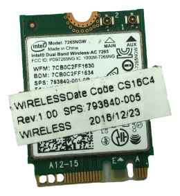 KARTA SIECIOWA Wi-Fi HP ENVY 13-AB0XX | 7265NGW