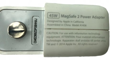 ORYG. ZASILACZ APPLE MAGSAFE 2 A1436 45W 14,85V - 3,05A ORYG. ZASILACZ APPLE MAGSAFE 2 A1436 45W 14,85V - 3,05A