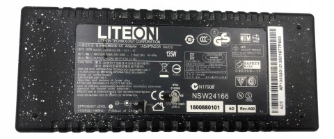 ORYG. ZASILACZ LITEON 135W 19V - 7.1A 5.5/1.7 ORYG. ZASILACZ LITEON 135W 19V - 7.1A 5.5/1.7