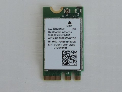 KARTA WI-FI ASUS X542U QUALCOMM QCNFA435 KARTA WI-FI ASUS X542U QUALCOMM QCNFA435