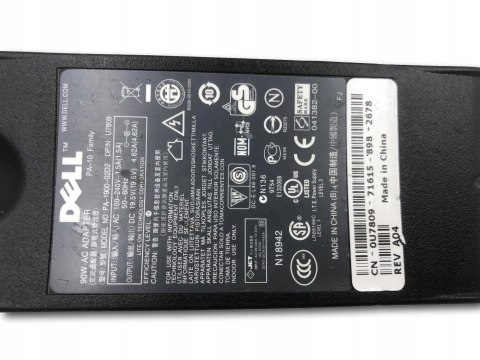 ORYGINALNY ZASILACZ DELL 90W 19.5V - 4.62A 7.4/5.0 ORYGINALNY ZASILACZ DELL 90W 19.5V - 4.62A 7.4/5.0