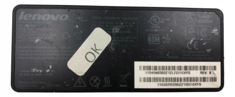 ORYGINALNY ZASILACZ LENOVO 90W 20V - 4.5A SLIM TIP ORYGINALNY ZASILACZ LENOVO 90W 20V - 4.5A SLIM TIP