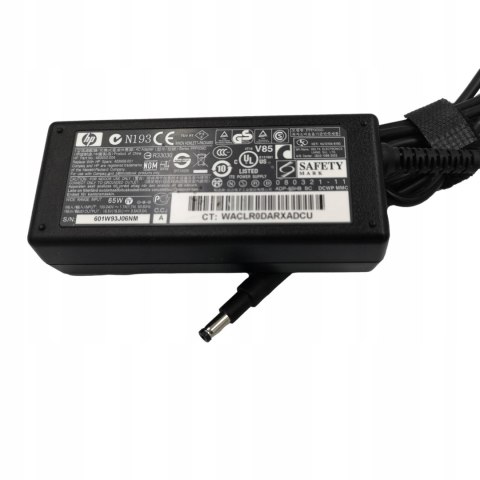 ORYG. ZASILACZ HP 65W 18.5V PPP009L-E 4.8/1.7 ORYG. ZASILACZ HP 65W 18.5V PPP009L-E 4.8/1.7