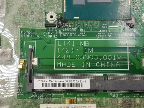 PŁYTA GŁÓWNA LENOVO FLEX 3-1470 i3-5005U PŁYTA GŁÓWNA LENOVO FLEX 3-1470 i3-5005U
